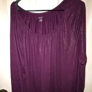 Purple glittery shirt